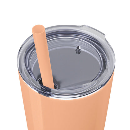 Plain Tumbler with Straw, 20oz