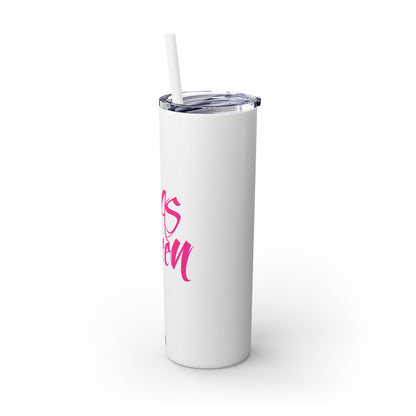 Queen Tumbler with Straw, 20oz