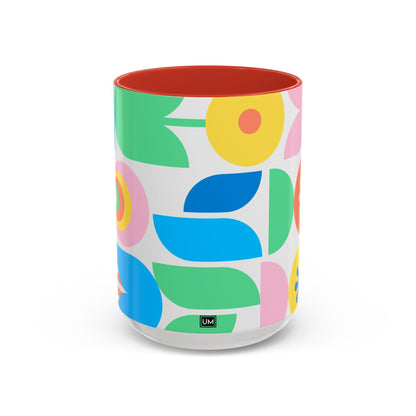 Taza de café colorida (11, 15 oz)