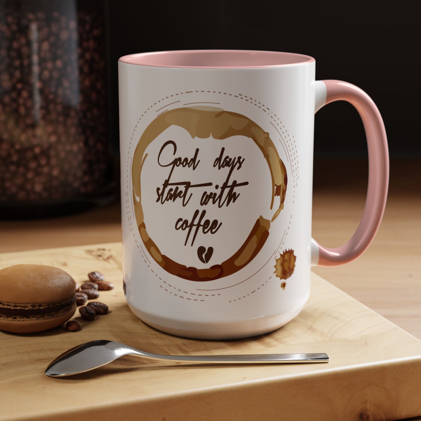 Comienza tu día con una taza de café (11, 15 oz)