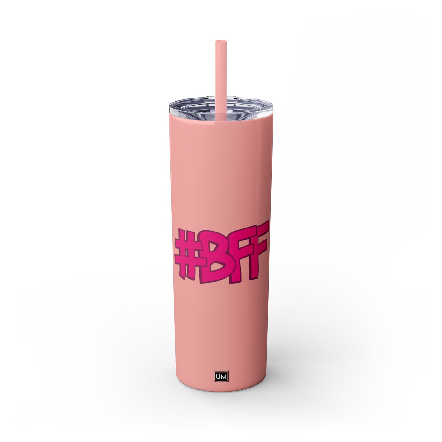 Vaso con pajita para mejores amigas, 20 oz