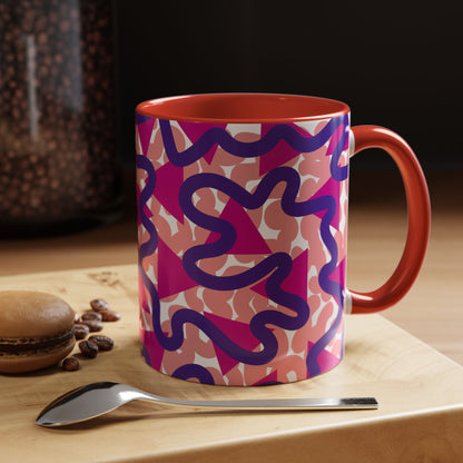 Taza de café abstracta (11, 15 oz)