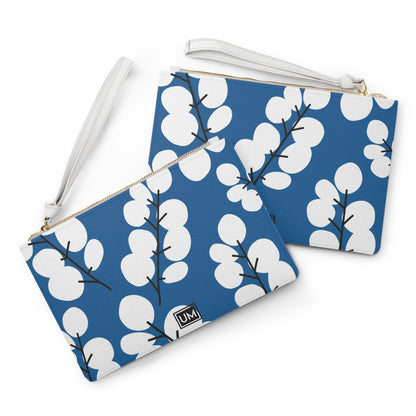 Bolso de mano con estampado floral llamativo