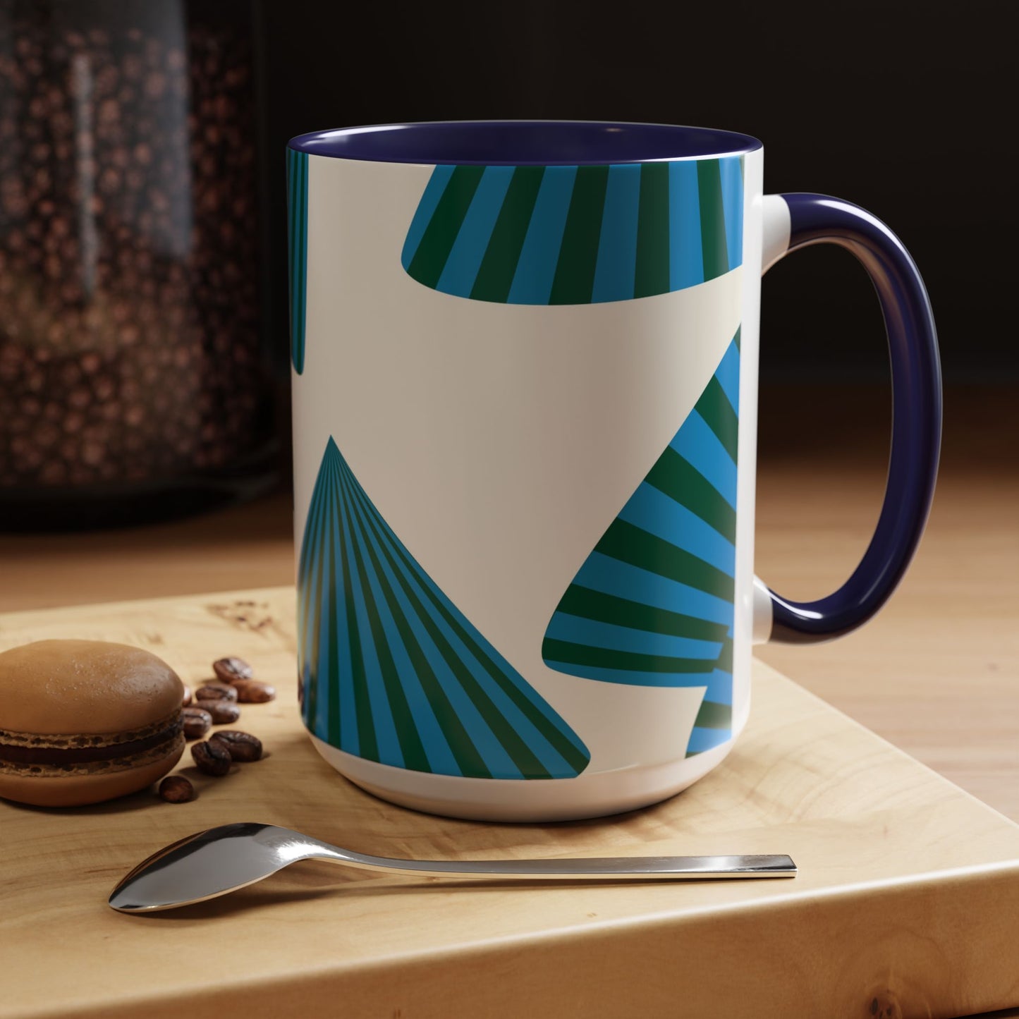 Taza de café navideña moderna (11, 15 oz)