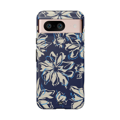 Blue Flor Tough Case