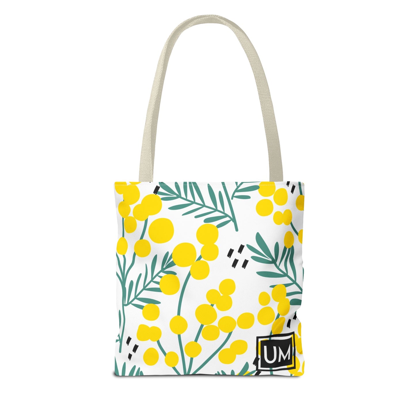 Bolso de mano con estampados florales llamativos (AOP)