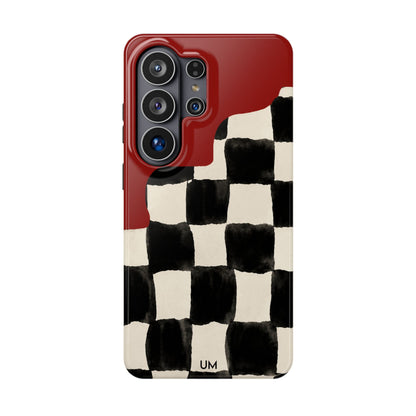 Checkerboard Red