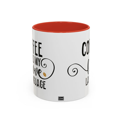 Taza Mi amor por el café (11, 15 oz)