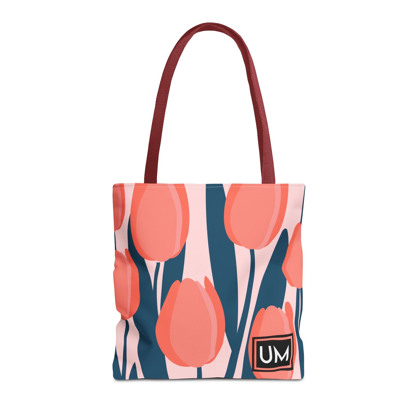 Bolso de mano con estampados florales llamativos (AOP)