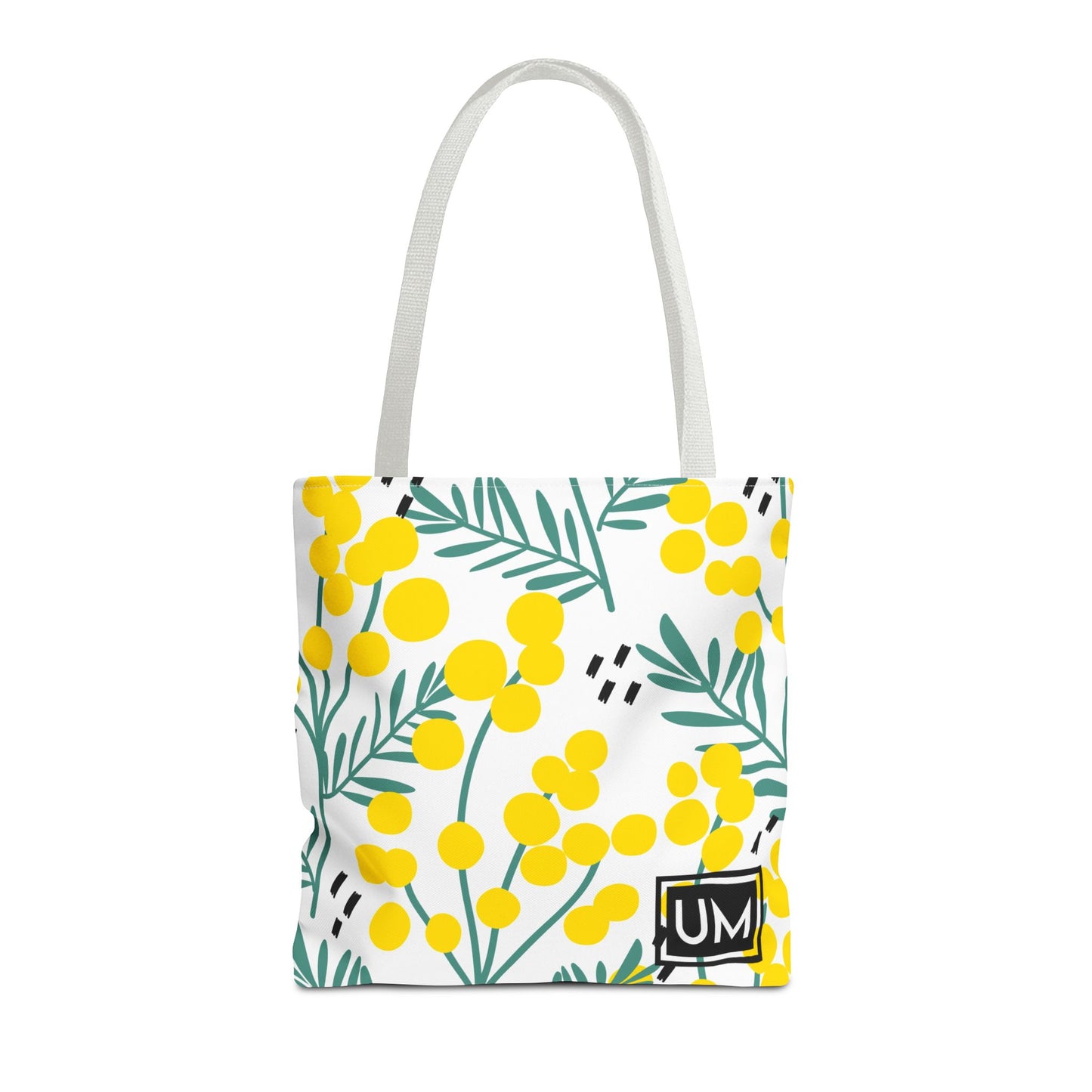 Bolso de mano con estampados florales llamativos (AOP)