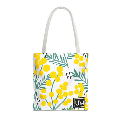 Bolso de mano con estampados florales llamativos (AOP)