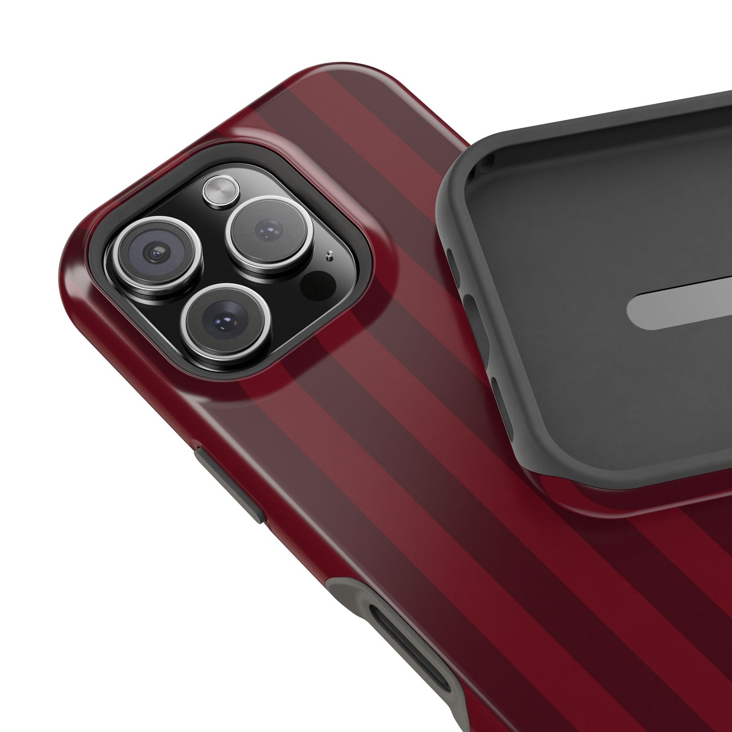 Bordeaux Pinstripe