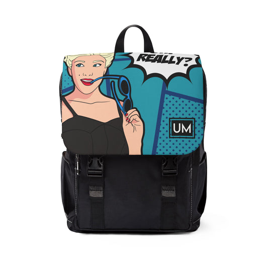 Mochila de hombro informal unisex Pop Girl