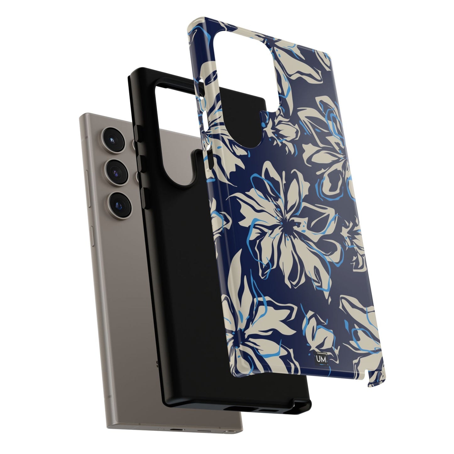 Blue Flor Tough Case
