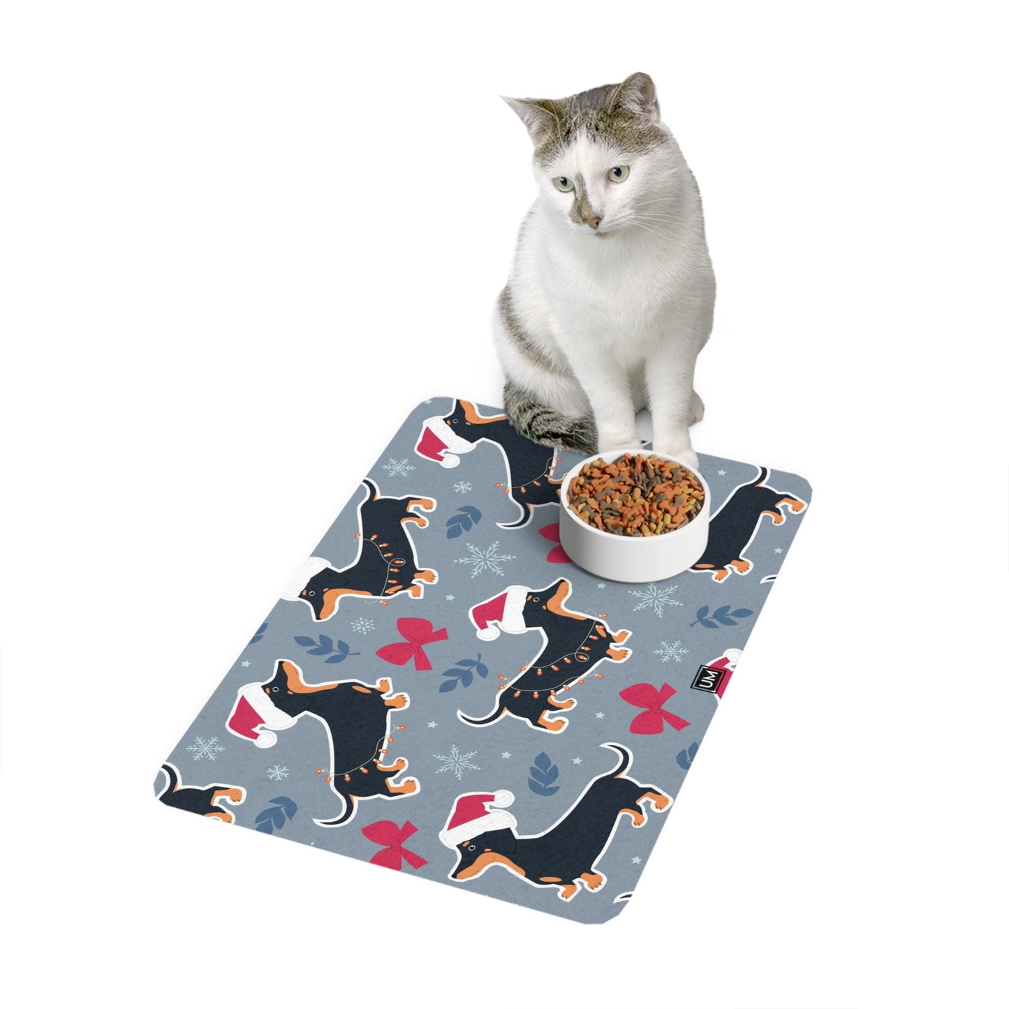 Alfombrilla para comida para mascotas UM (12 x 18)