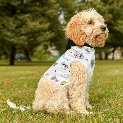 Sudadera con capucha para mascotas de la UM