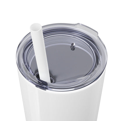 Plain Tumbler with Straw, 20oz