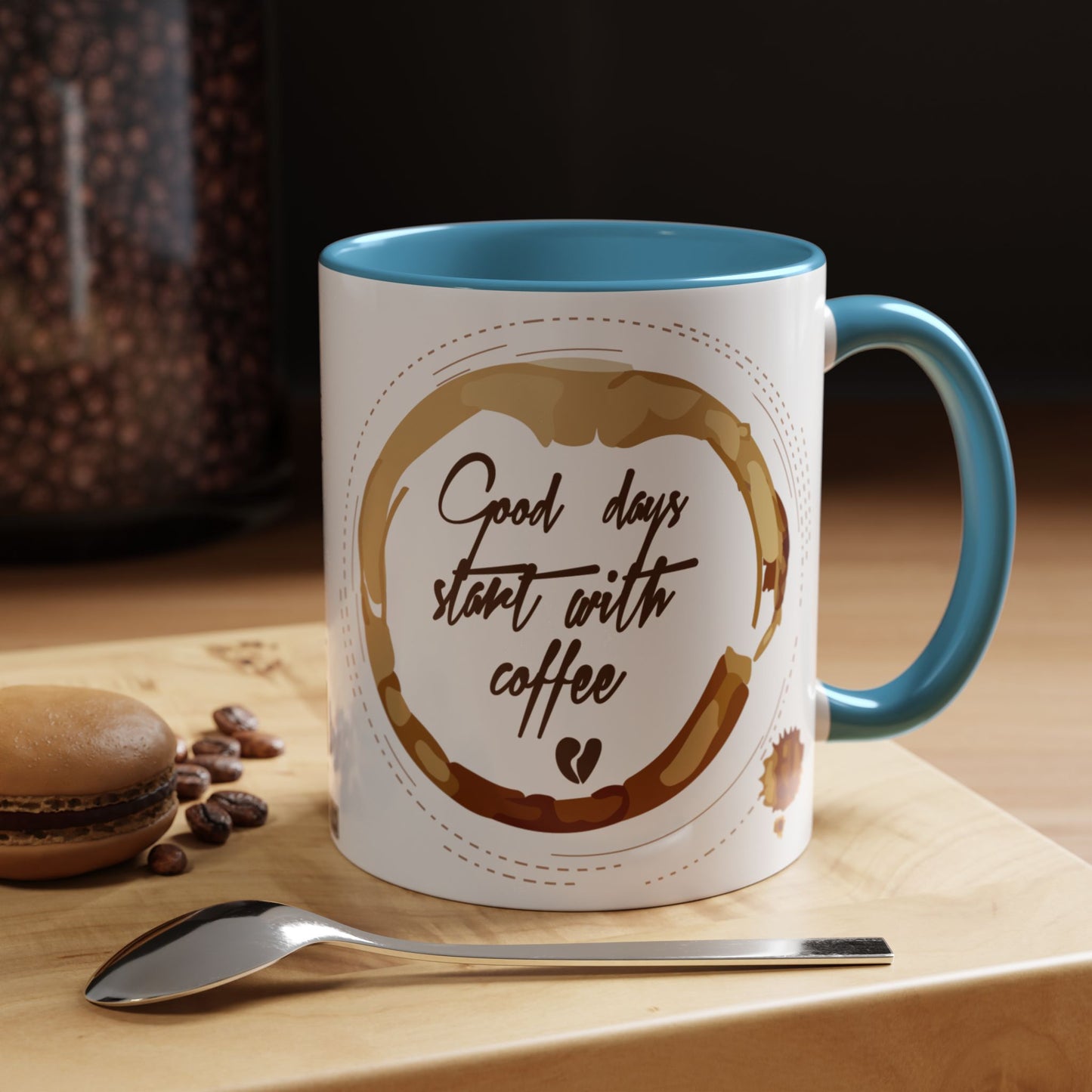 Comienza tu día con una taza de café (11, 15 oz)