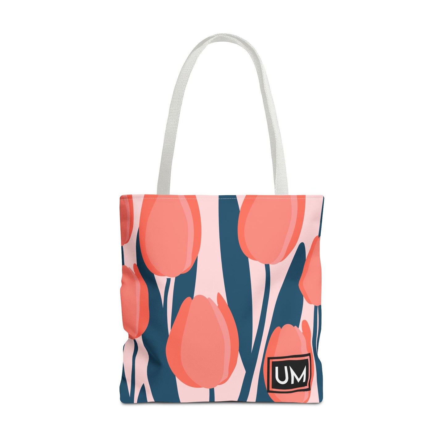 Bolso de mano con estampados florales llamativos (AOP)