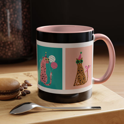 Taza de café con estampado animal (11, 15 oz)