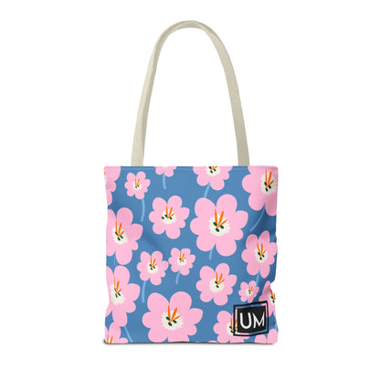 Bolso de mano con estampados florales llamativos (AOP)