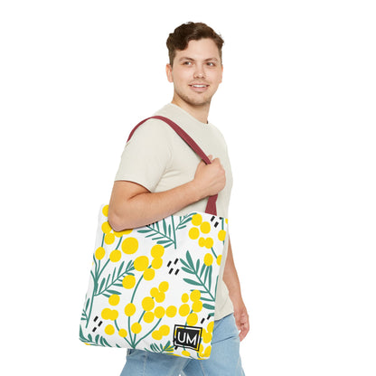 Bolso de mano con estampados florales llamativos (AOP)