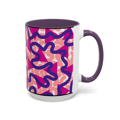 Taza de café abstracta (11, 15 oz)