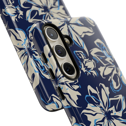 Blue Flor Tough Case