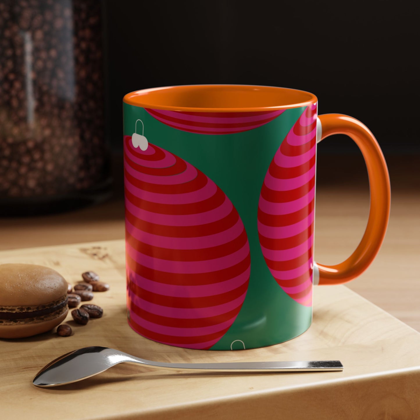 Taza de café navideña moderna (11, 15 oz)