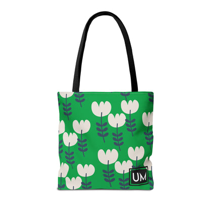 Bolso de mano con estampados florales llamativos (AOP)