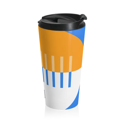 Color Block  Stainless Steel Travel Mug