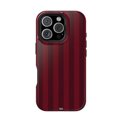Bordeaux Pinstripe