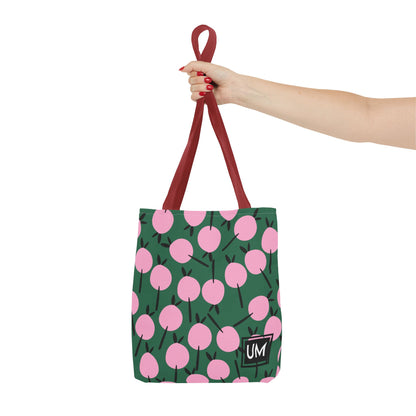 Bolso de mano con estampados florales llamativos (AOP)