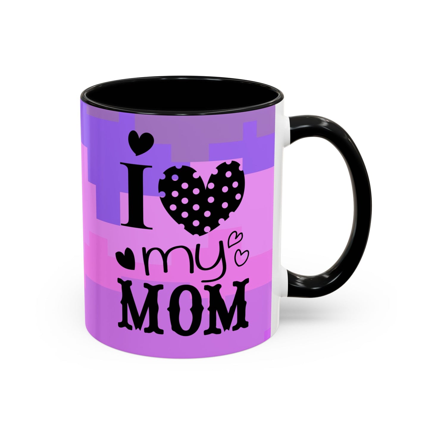 Taza de café con la frase "Te amo mamá" (11, 15 oz)