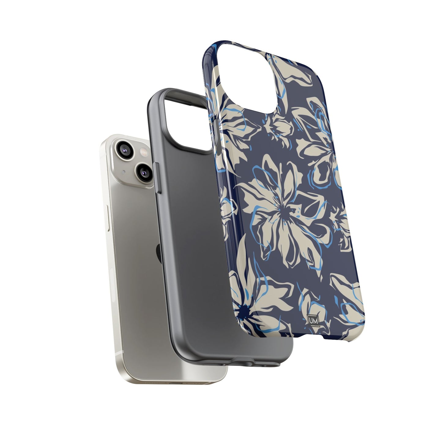 Blue Flor Tough Case