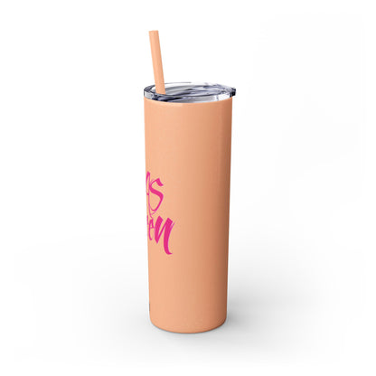 Queen Tumbler with Straw, 20oz