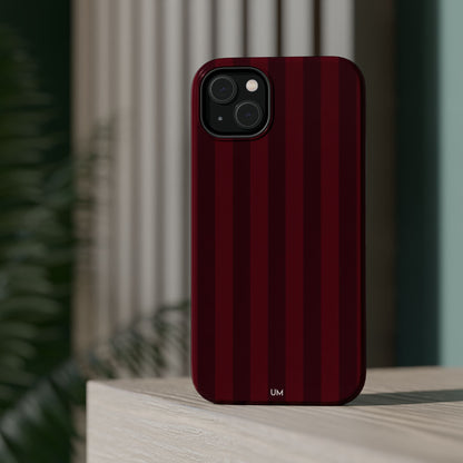 Bordeaux Pinstripe