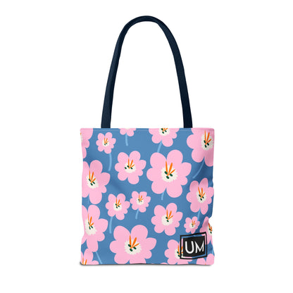 Bolso de mano con estampados florales llamativos (AOP)