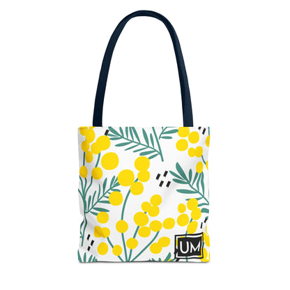 Bolso de mano con estampados florales llamativos (AOP)