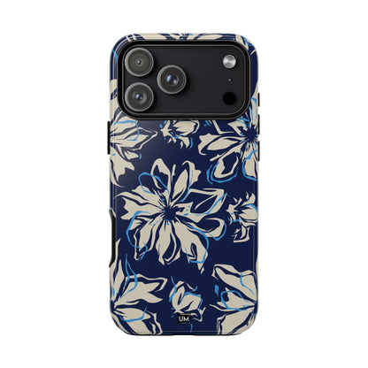 Blue Flor Tough Case