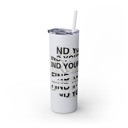 Vaso con pajita Find Your Voice, 20 oz