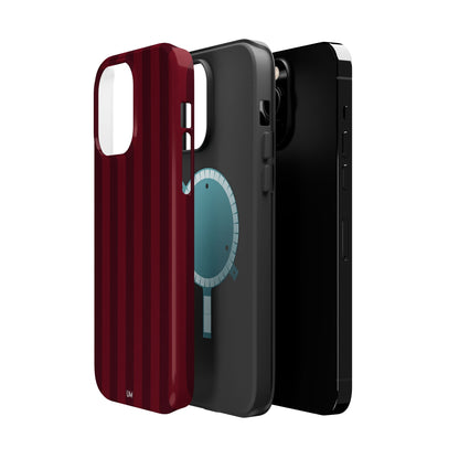 Bordeaux Pinstripe