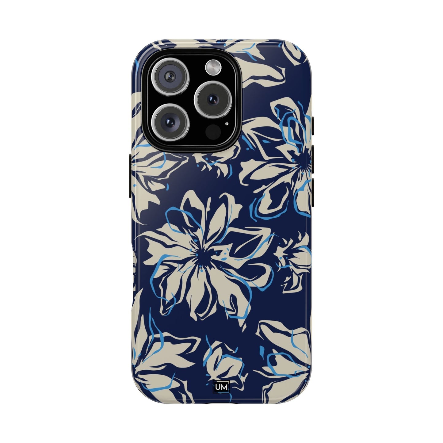 Blue Flor Tough Case