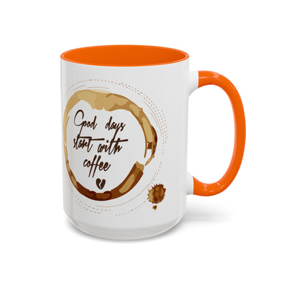 Comienza tu día con una taza de café (11, 15 oz)