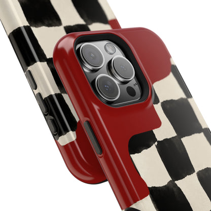 Checkerboard Red