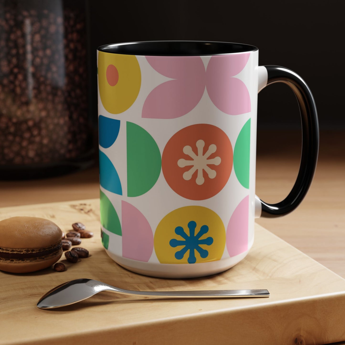 Taza de café colorida (11, 15 oz)