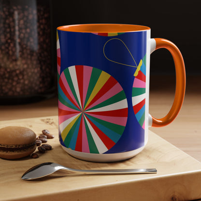 Taza de café navideña moderna (11, 15 oz)