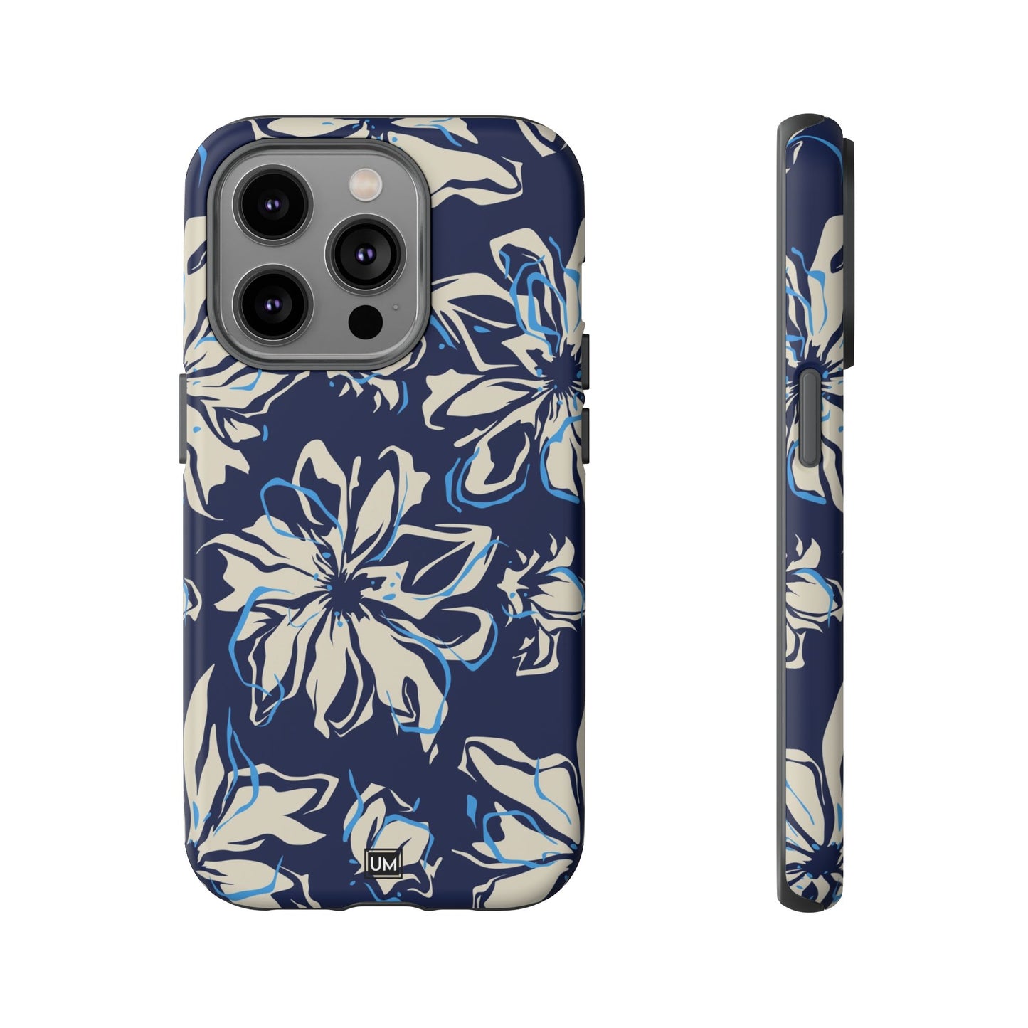 Blue Flor Tough Case