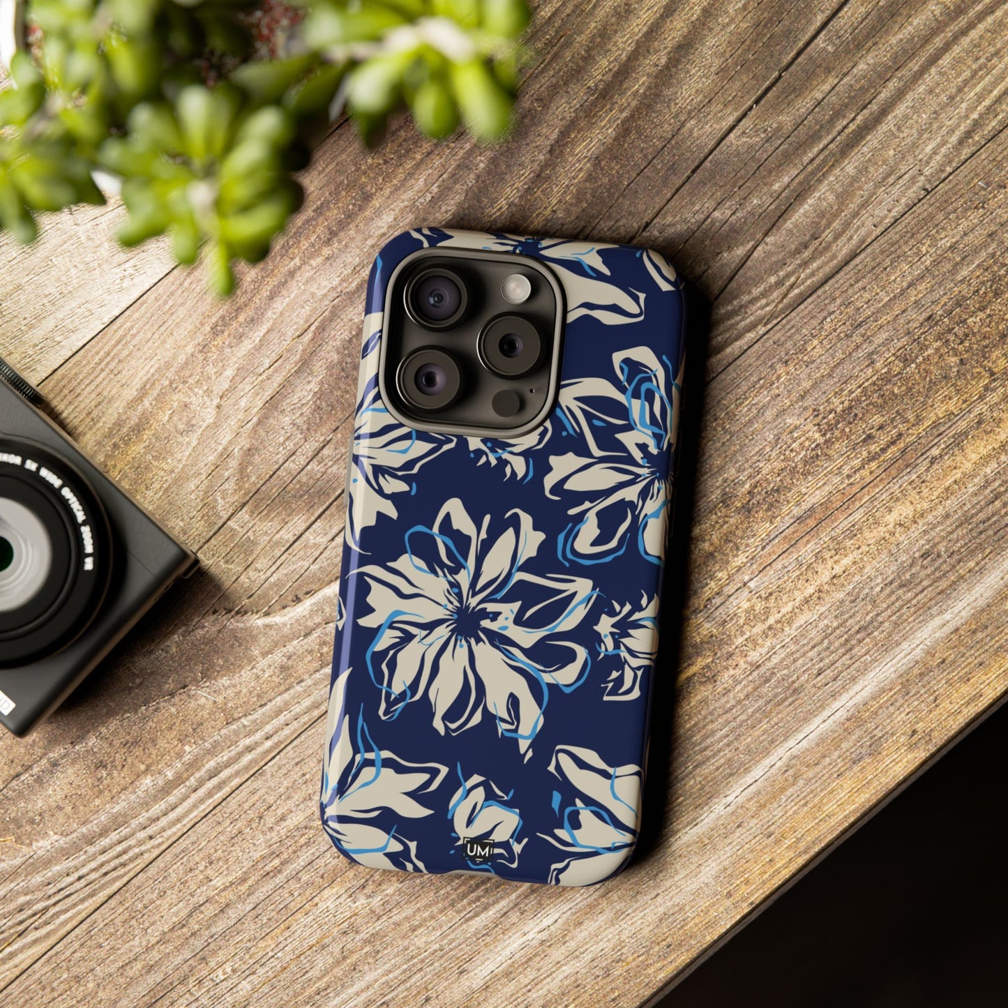 Blue Flor Tough Case