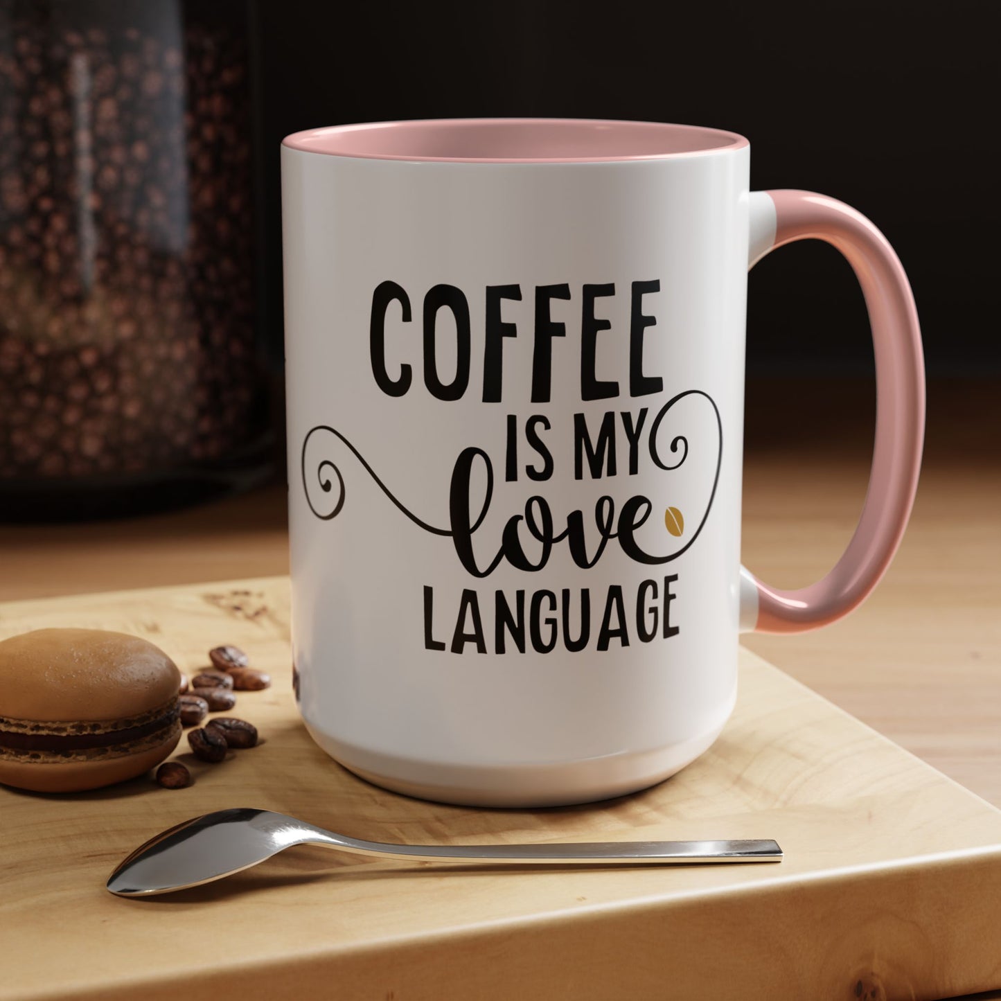 Taza Mi amor por el café (11, 15 oz)